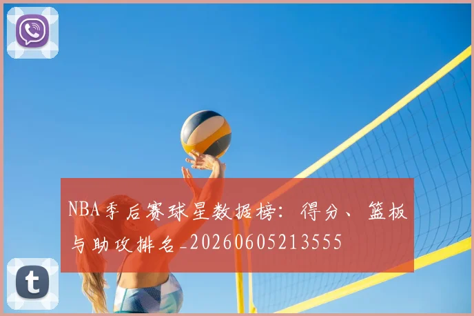 NBA季后赛球星数据榜:得分、篮板与助攻排名_20260605213555